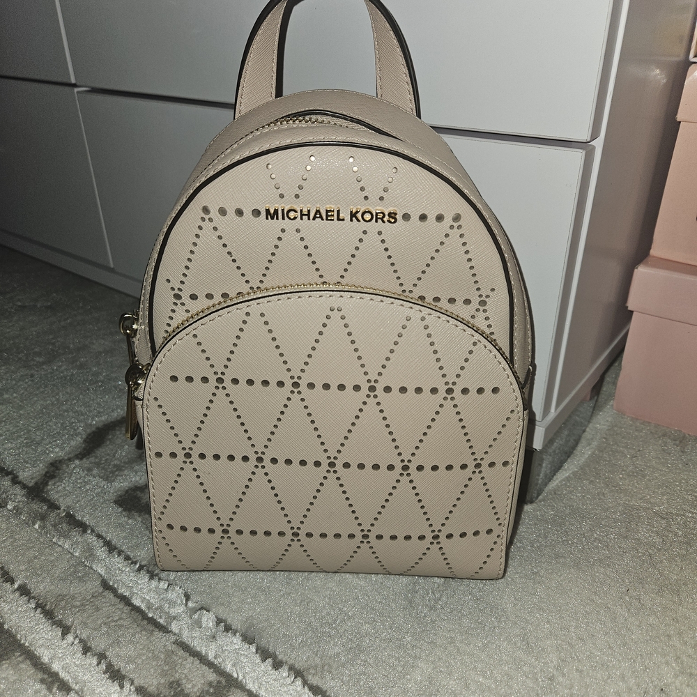 Michael Kors Mini Pale Pink Backpack